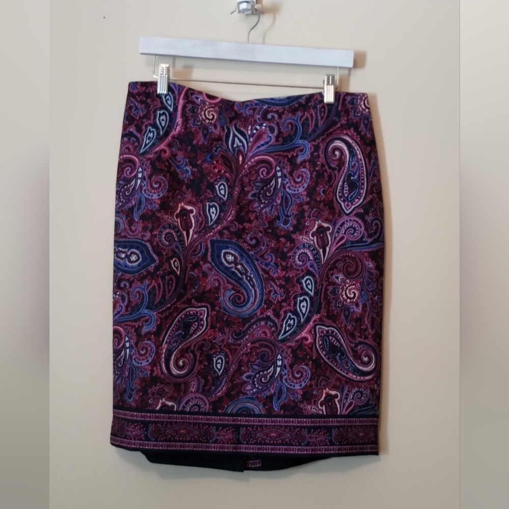 Talbots Paisley Skirt, Size 10